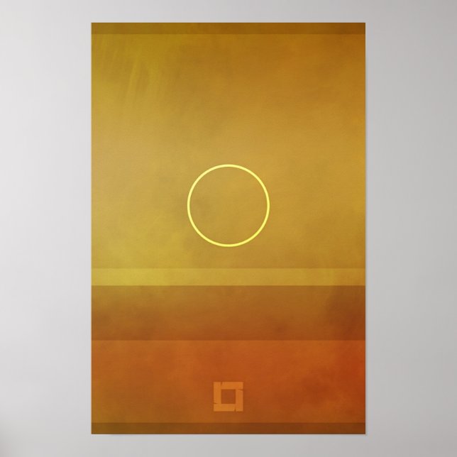 Poster Magnétisme Abstrait 05 (Devant)