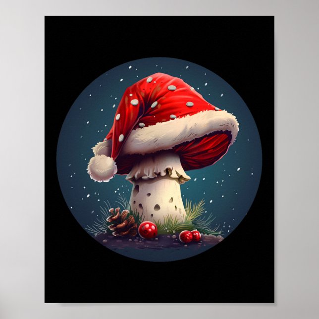 Poster Magnifique Champagne De Noël Pour Garçons Et Fille (Devant)