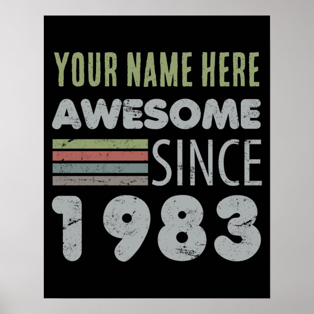 Poster Magnifique depuis 1983 40e anniversaire (Devant)