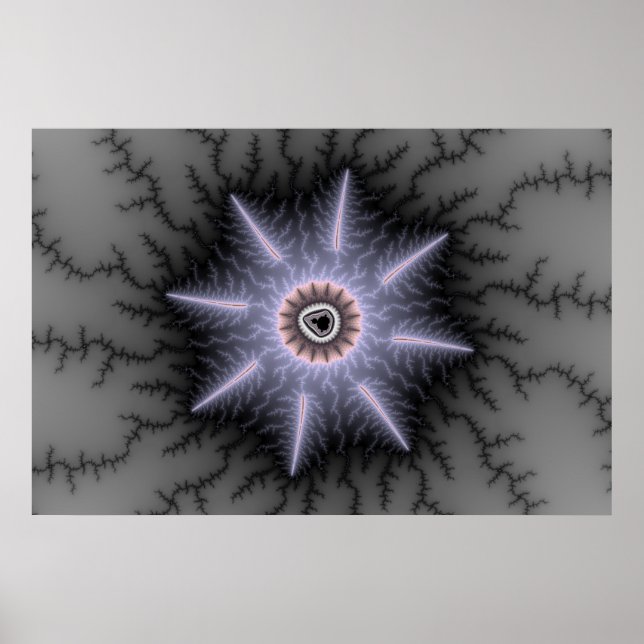 Poster Magnifique - Fractal (Devant)