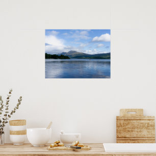 Poster Magnifique paysage en Ecosse - Loch Lemond