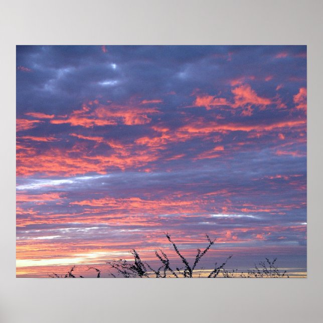 Poster magnifique Sunset Sky (Devant)