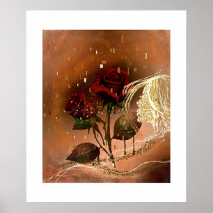 Poster Magnifiques Roses d'Automne 