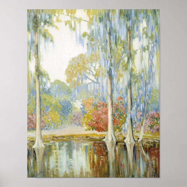 Poster Magnolia Gardens Alfred Hutty (Devant)