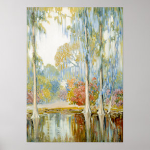 Poster Magnolia Gardens par Alfred Hutty