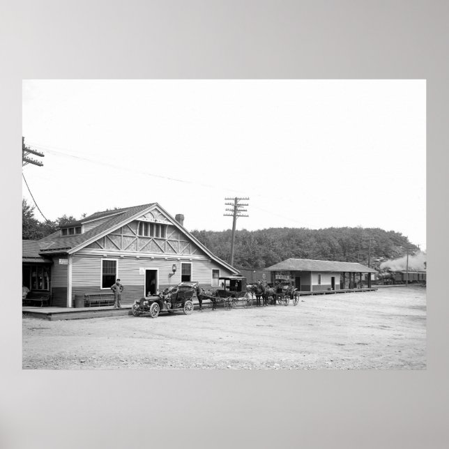 Poster Magnolia, messe. Gare, 1906 (Devant)