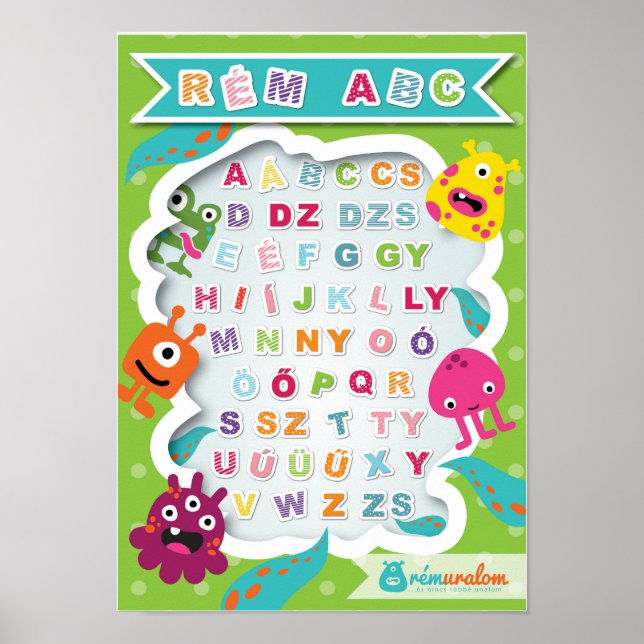 Poster Magyar ABC de la Terreur (Devant)