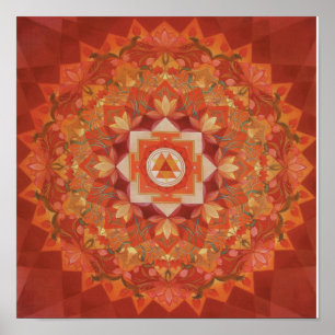 Poster Maha Durga Yantra