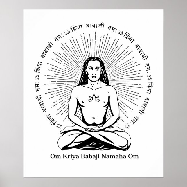 Poster Mahavatar Babaji (Devant)