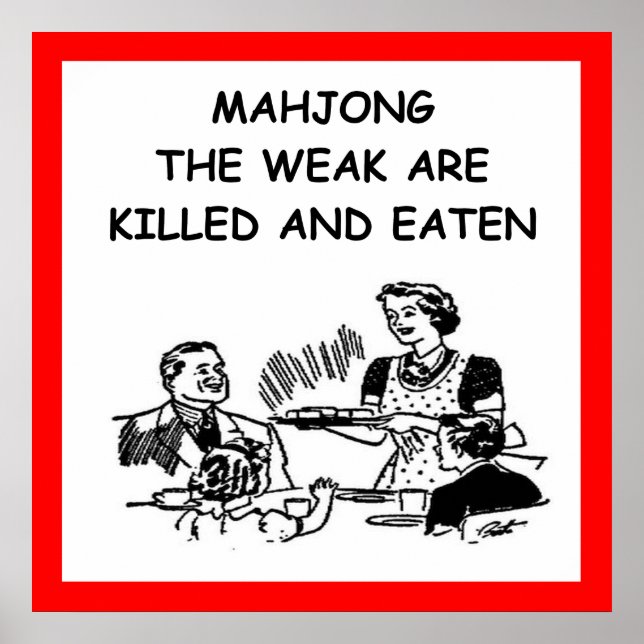 POSTER MAHJONG (Devant)