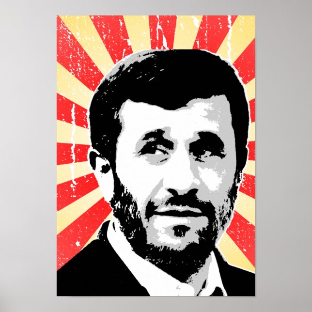 Poster Mahmoud Ahmadinejad (Devant)