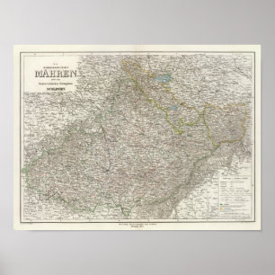 Poster Mahren, Oesterr Schlesien