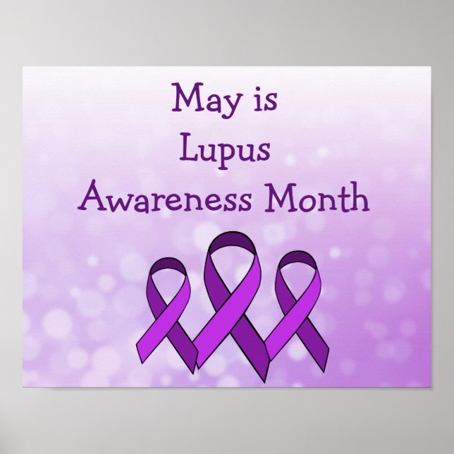 Poster Mai est l'affiche du mois de Lupus (Devant)