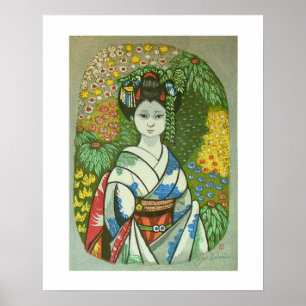 Poster Maiko Sekino Junichiro 1960