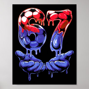 Poster Maillot de foot 67 pour garçons — T-shirt 67 pour