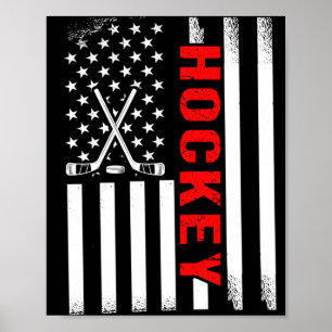 Poster Maillot de hockey Joueur de hockey Gardien de but