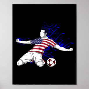 Poster Maillot de l'équipe nationale de soccer d'Amérique