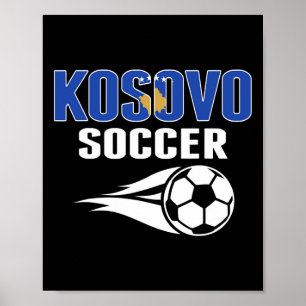 Poster Maillot de supporters de football fiers du Kosovo