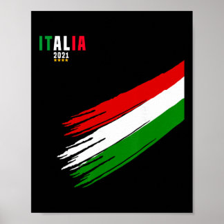 Poster Maillot Italie Football Italien Italia Amateurs
