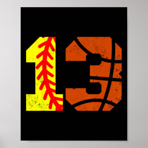 Poster Maillot numéro 13 Softll Sketll 13e anniversaire d