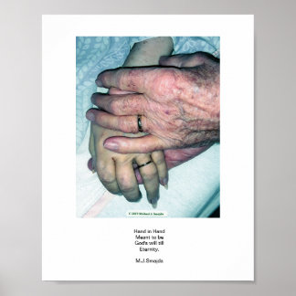 Poster Main dans la main avec verse