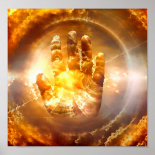 Poster Main de God
