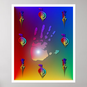 Poster Main de Reiki