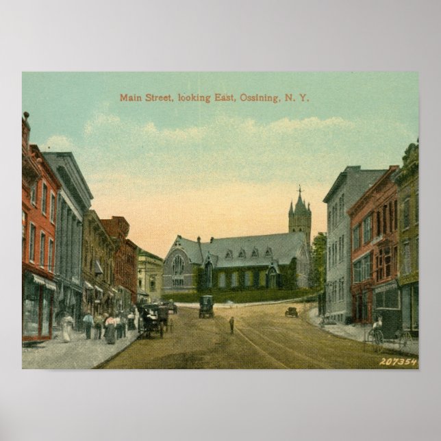 Poster Main St, Ossining, New York (Devant)
