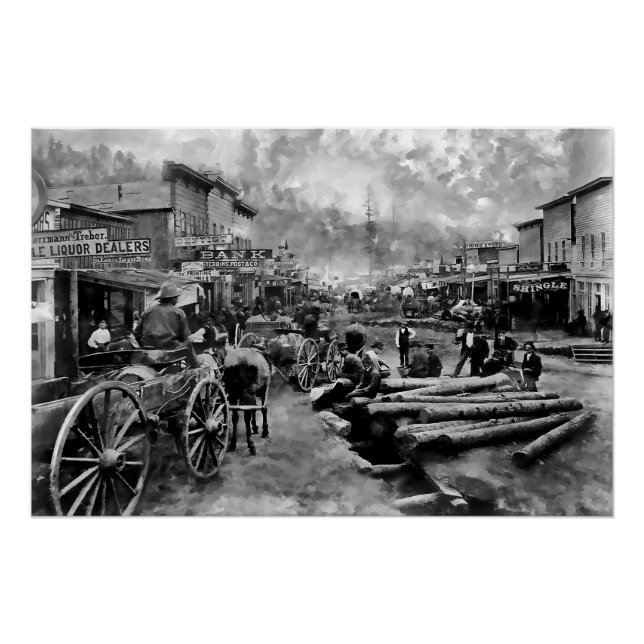 Poster Main Street DEADWOOD 1876 (Devant)