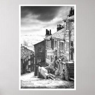Poster Main Street, Haworth