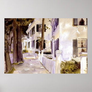 Poster Main Street, Nantucket, fine art,