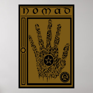 Poster Main tribale