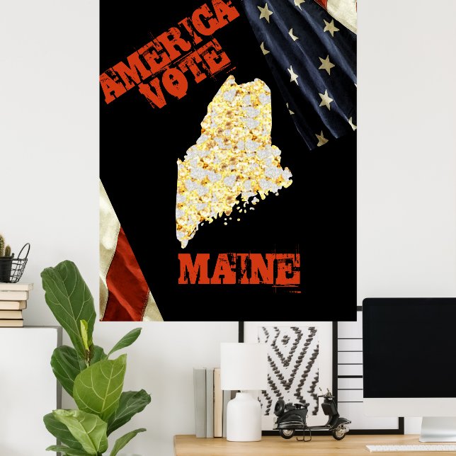 POSTER MAINE (Bureau à domicile)