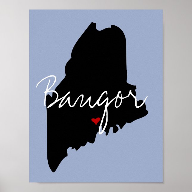 Poster Maine Town (Devant)