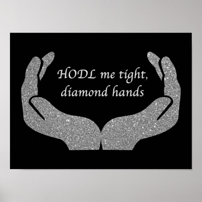 Poster Mains de diamant (Devant)