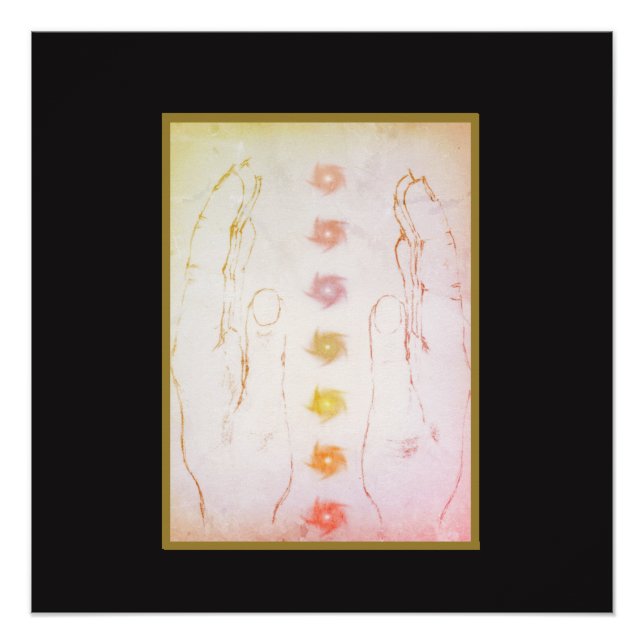 Poster Mains de guérison (Devant)