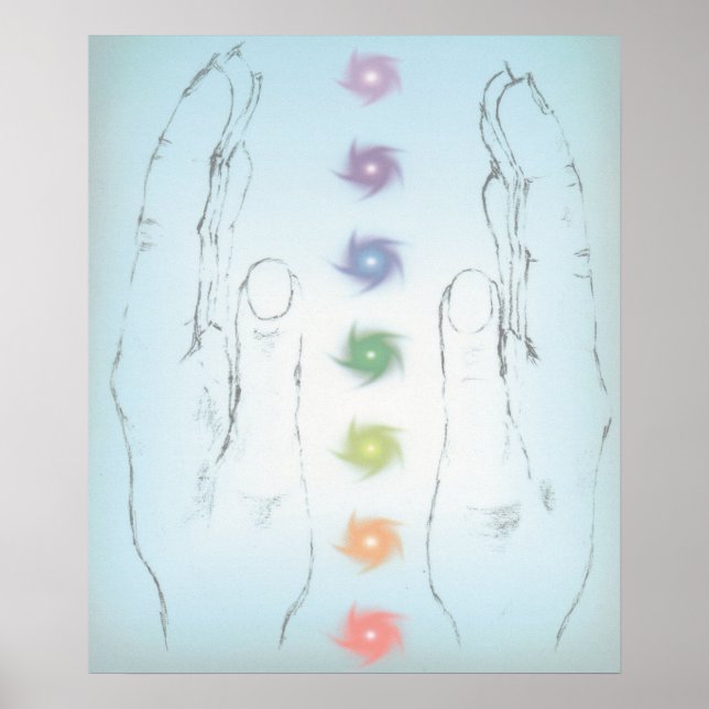 Poster Mains de guérison (Devant)