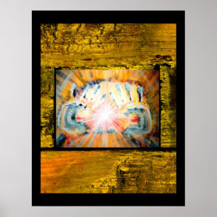 Poster Mains de guérison