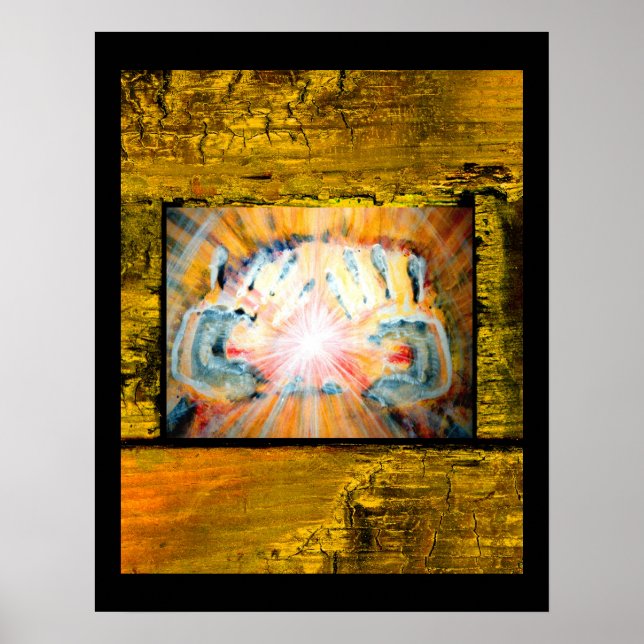 Poster Mains de guérison (Devant)