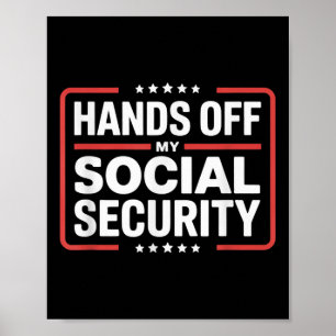 Poster Mains De Ma Manifestation De Sécurité Sociale Homm