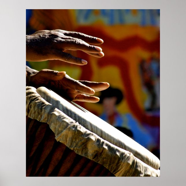 Poster Mains de tambour (Devant)
