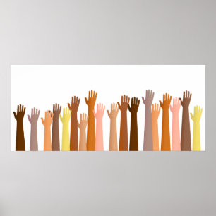 Poster Mains élevées