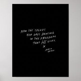 Poster Maintenant elle passe ses jours à danser