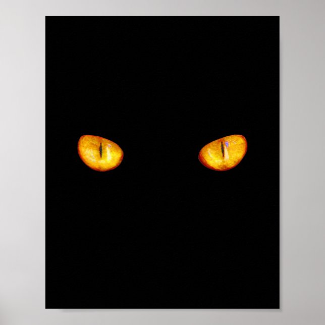 Poster Maintenant, il vous voit Chat noir (Devant)