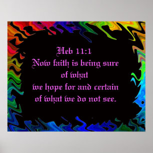 Poster Maintenant, la foi est certaine