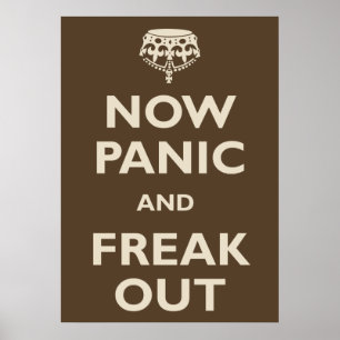 Poster Maintenant Panique Et Freak Sortir