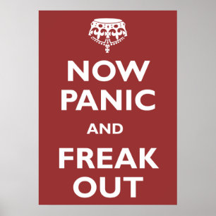 Poster Maintenant Panique Et Freak Sortir