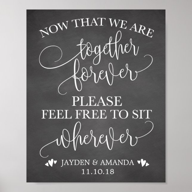 Poster Maintenant Que Nous Sommes Ensemble Pour Toujours  (Devant)