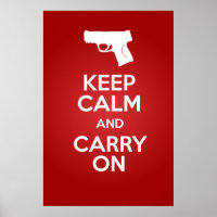 Maintenez le calme et continuez sur l'affiche M&P9