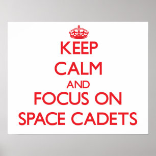 Poster Maintenir le calme et se concentrer sur les cadets